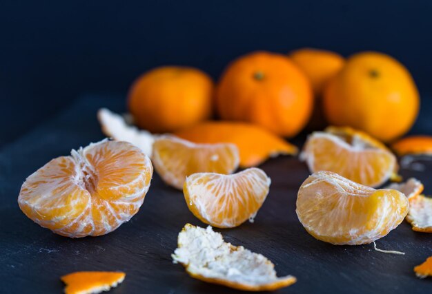 Vue rapprochée des fruits sur la table