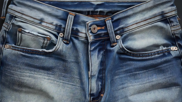 Vue rapprochée des jeans