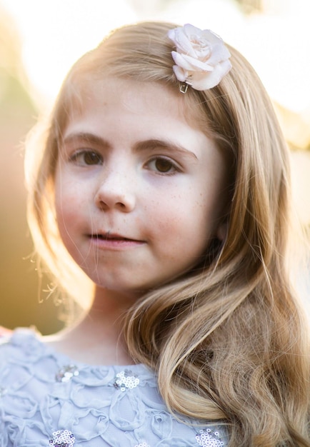 Vue rapprochée d'une jeune femme