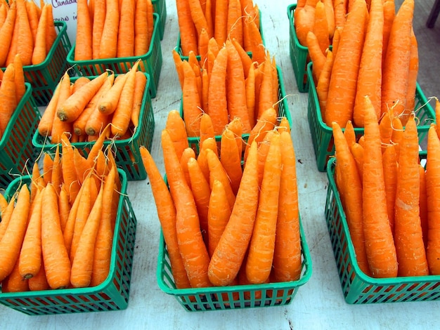 Vue rapprochée des légumes sur le marché
