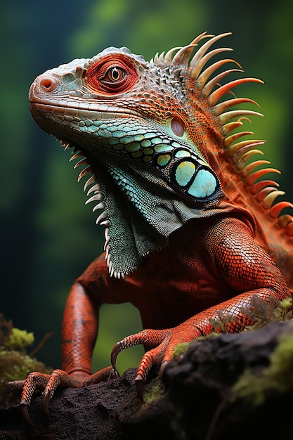 Vue rapprochée d'un lézard sur un rocher Gagnant du concours Pexels