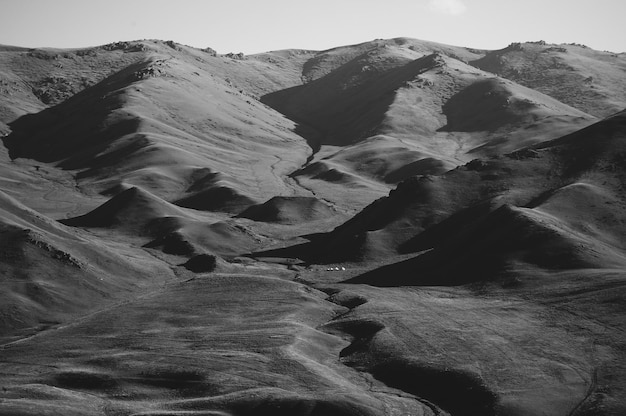 Vue rapprochée de la montagne