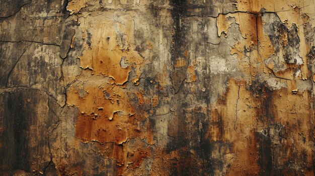 Vue rapprochée d'un mur érodé