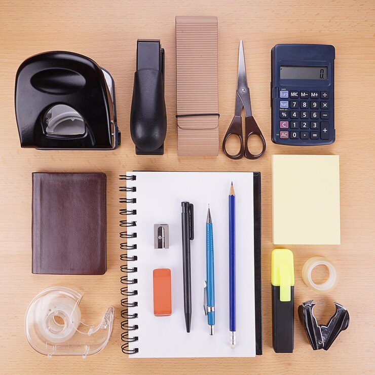 Photo vue rapprochée d'objets sur une table en bois