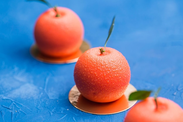 Photo vue rapprochée des oranges sur la table