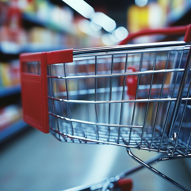 Vue rapprochée d'un panier d'achat, des coûts d'expédition estimés et des délais de livraison