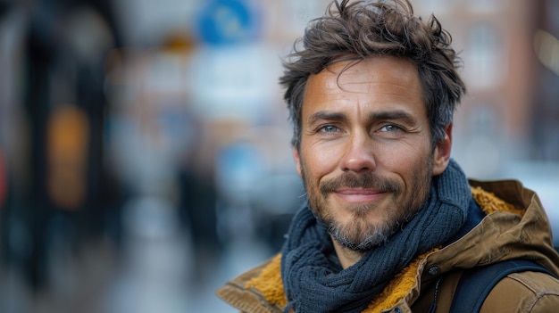 Photo vue rapprochée d'une personne portant un foulard