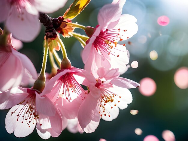 Vue rapprochée des pétales de fleurs