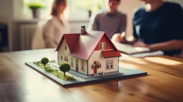 Vue rapprochée d'un petit jouet sur une table