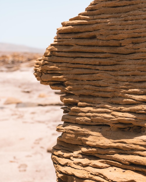 Photo vue rapprochée d'une pile de roches