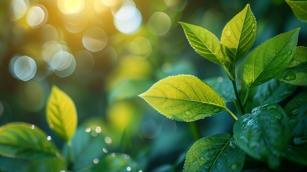 Vue rapprochée d'une plante à feuilles vertes