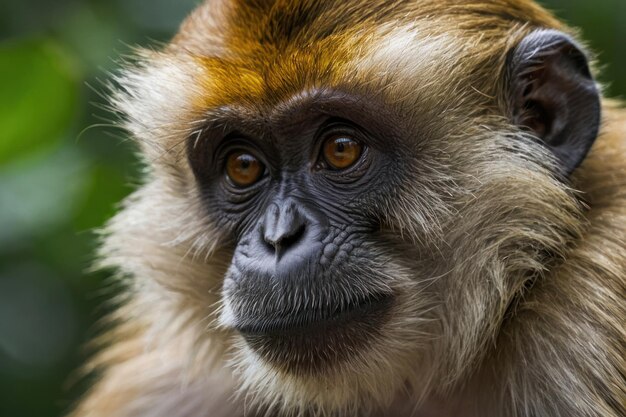 Vue rapprochée d'un singe dans la nature