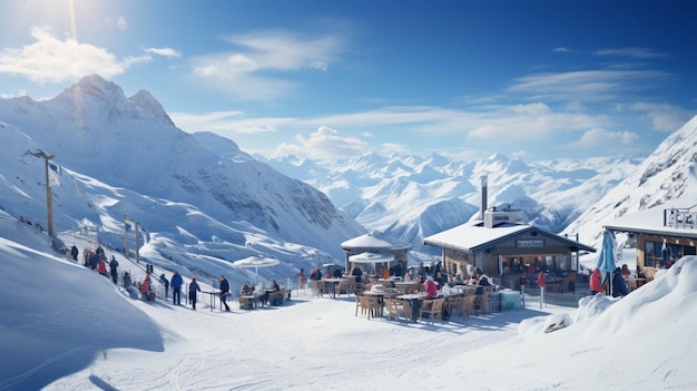 Vue rapprochée de Ski Dubaï