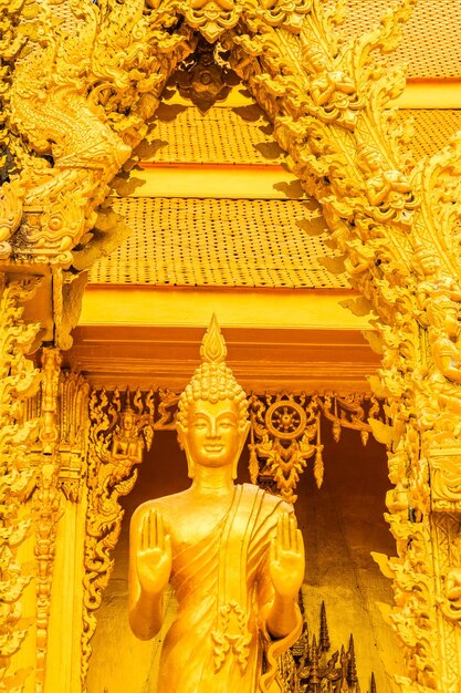 Photo vue rapprochée de la statue de bouddha