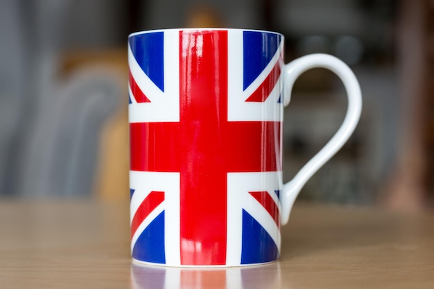 Photo vue rapprochée d'une tasse de café sur la table