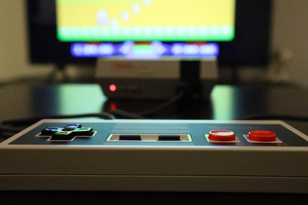 Vue rapprochée de la télécommande