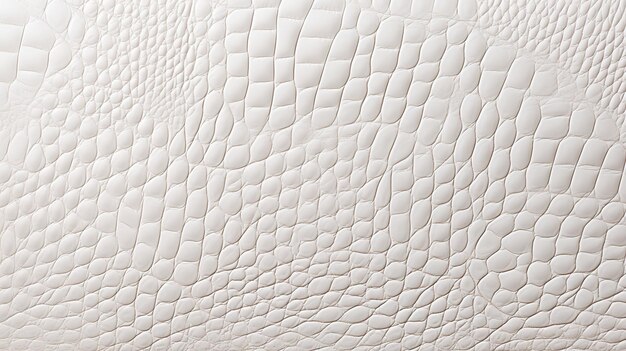 Vue rapprochée de la texture de cuir blanc sans couture Arrière-plan avec une texture de peau blanche