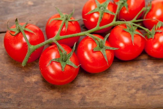 Vue rapprochée des tomates fraîches