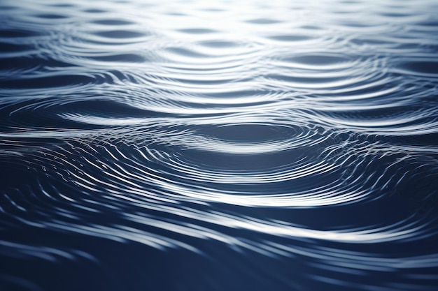 Photo une vue rapprochée des vagues hypnotisantes dans un plan d'eau cette image captivante peut être utilisée pour améliorer les dessins liés à la nature, à la relaxation ou à la beauté de l'océan