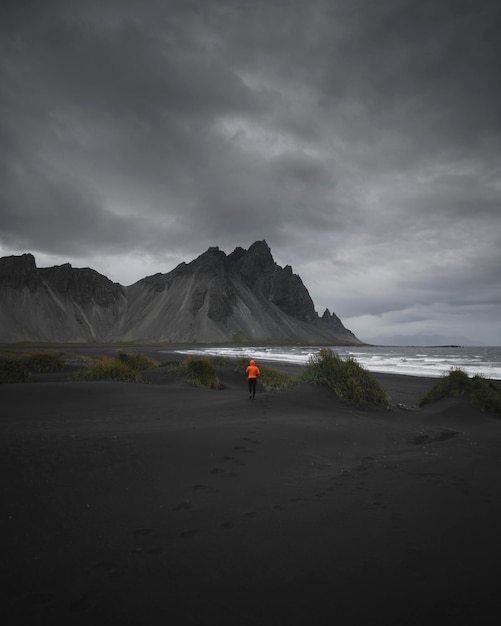 Vue sur la rive sud de l'Islande