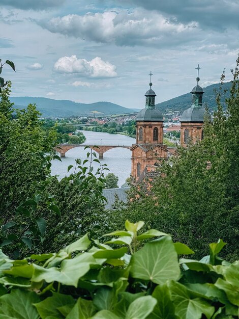 Vue sur la rivière Main en Allemagne