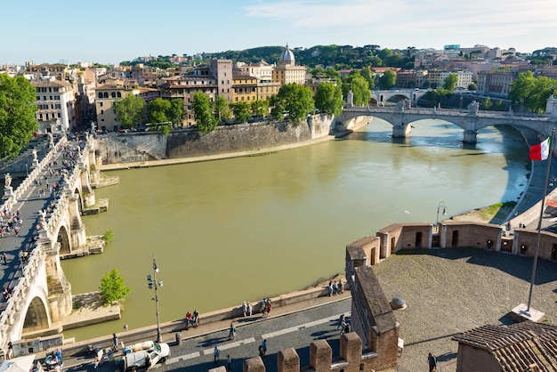 Vue de Rome depuis le Château Saint-Ange