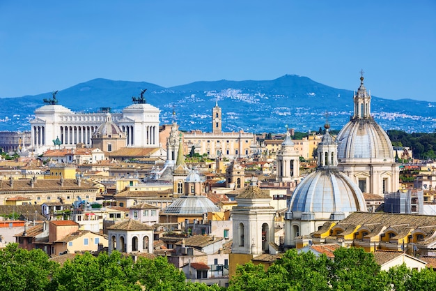 Vue de Rome, Italie, Europe