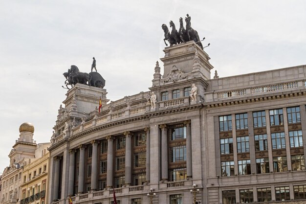 Vue de la rue à Madrid