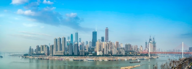 Vue de rue de paysage de ville de Chongqing