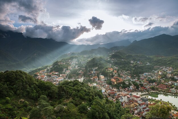 Vue de Sapa