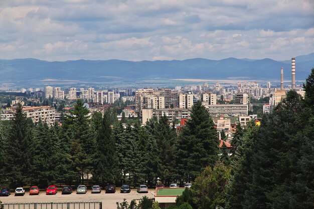 La vue de Sofia en Bulgarie