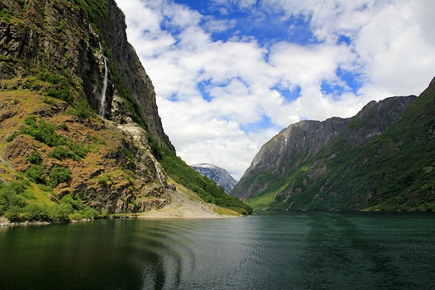 La vue sur le Sognefjord Norvège