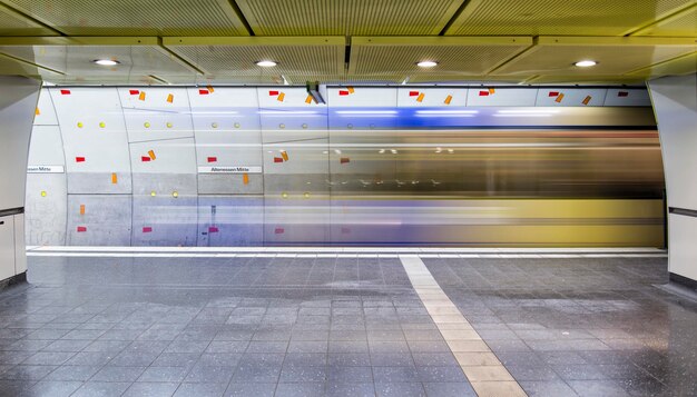 Photo vue de la station de métro