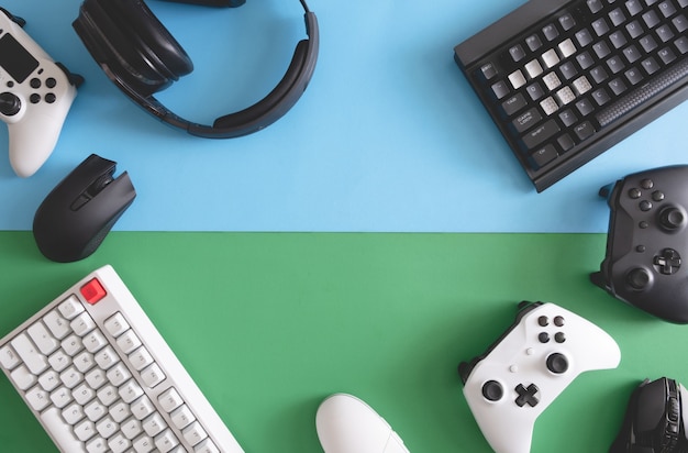 Vue supérieure d'un équipement de jeu