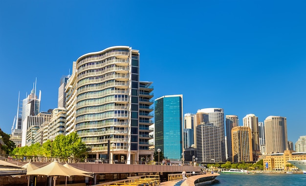 Vue de Sydney à Circular Quay. Australie