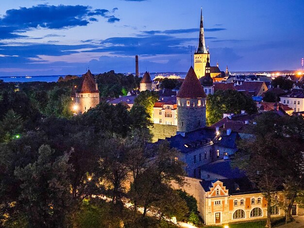 Vue de Tallinn, la capitale de l'Estonie