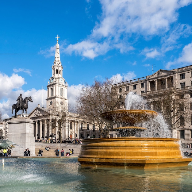 Vue de Trafalgar Square