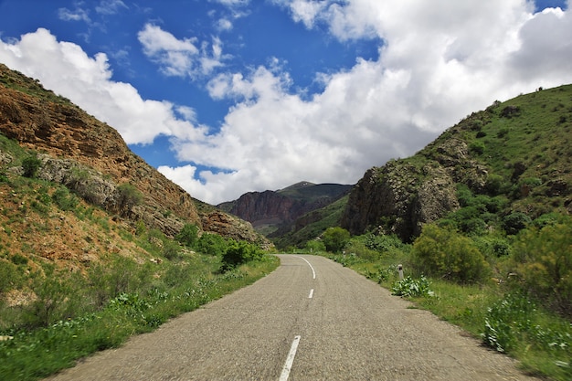 Photo la vue sur la vallée d'alazani, géorgie