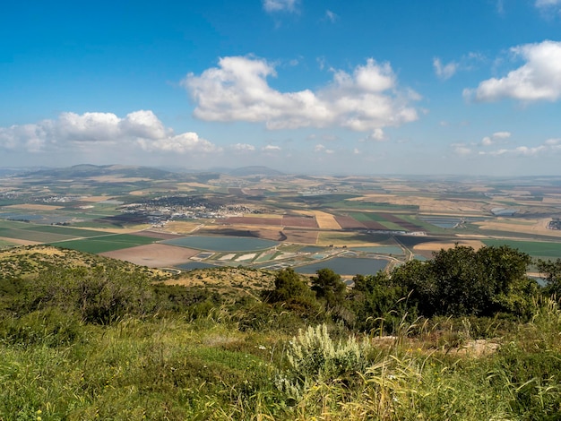 vue sur la vallée de Beit Shean depuis le mont Gilboa, en Israël