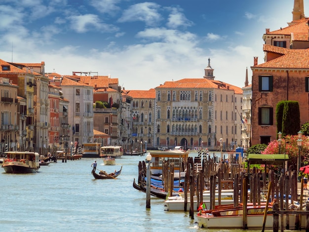 Vue de Venise depuis le Grand Canal