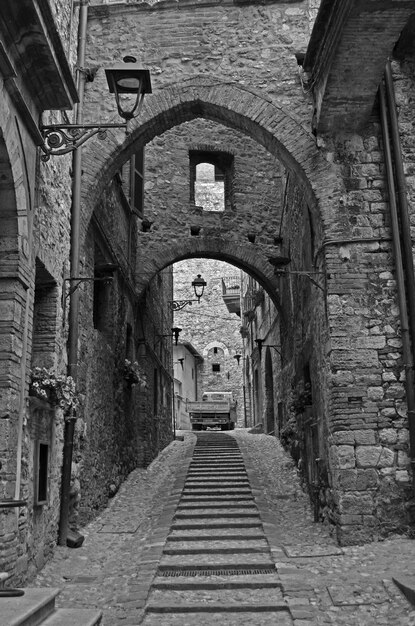 Photo vue de la vieille ville de narni