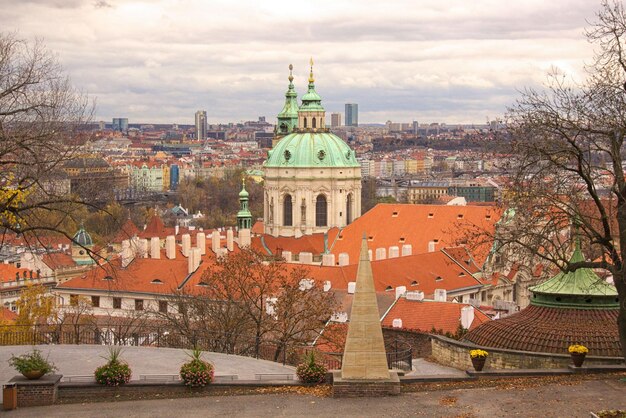 Vue sur la vieille ville de Prague