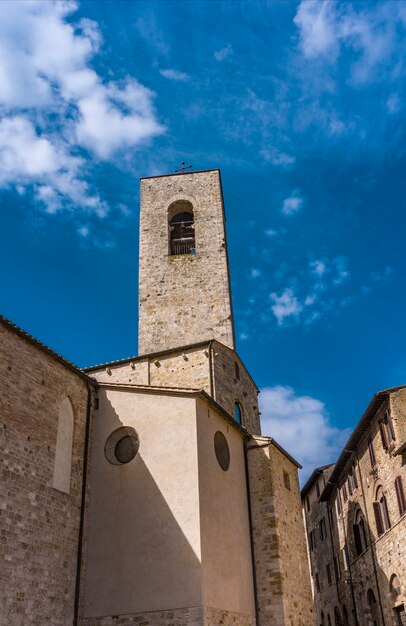 Vue sur la vieille ville de San Gimignano en Toscane, Italie