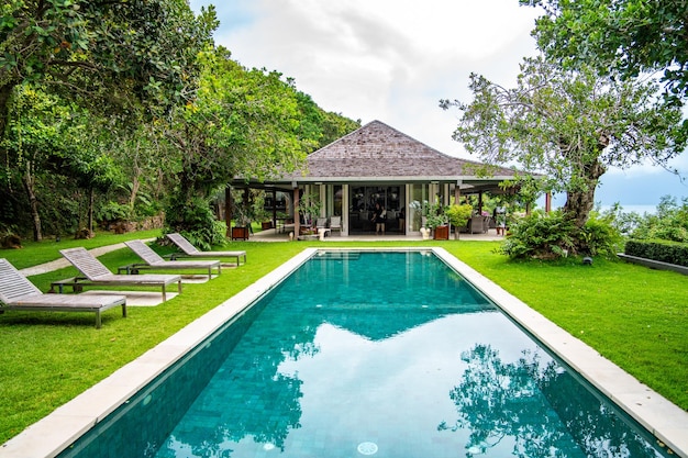 Vue de la villa Laem Sor dans le sud de Samui, en Thaïlande