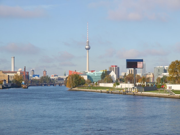 Vue sur la ville de Berlin