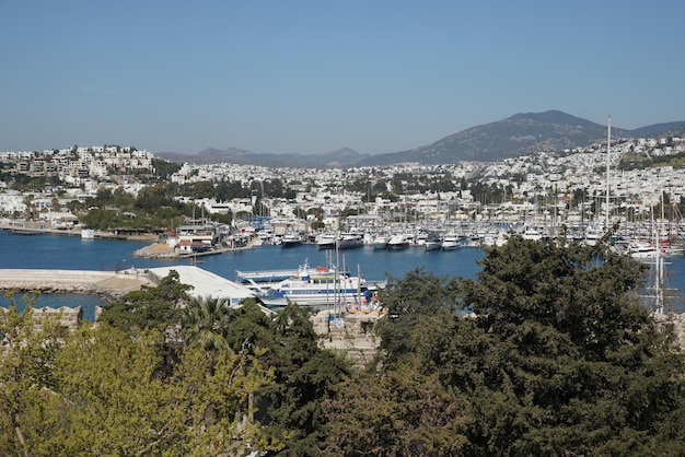 Vue de la ville de Bodrum en Turquie