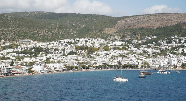 Vue de la ville de Bodrum en Turquie