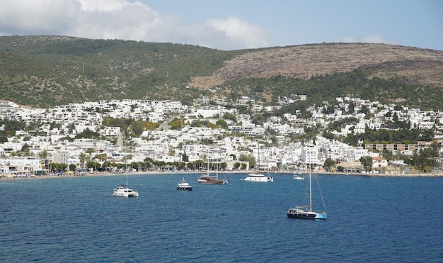 Vue de la ville de Bodrum en Turquie