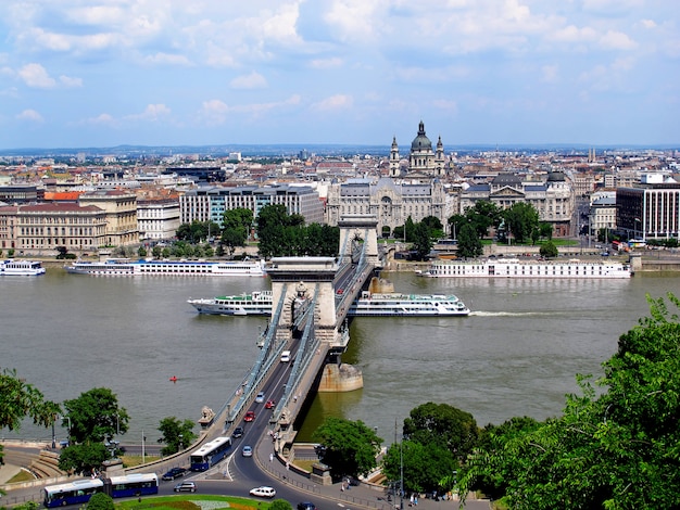 La vue sur la ville de Budapest, Hongrie