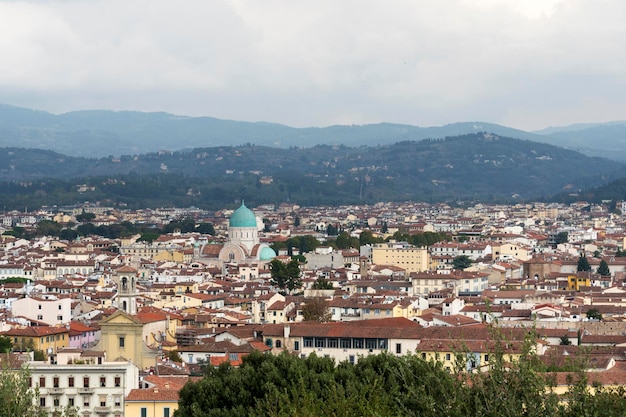 Vue de la ville depuis la Piazza Michelangelo à Florence